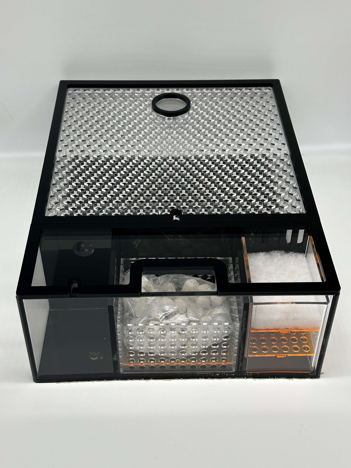 Luna Reef Nano 4 Gallon Frag System - Honeycomb Lid